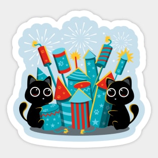 Fireworks Day Sticker